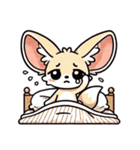 フェネックさん1(夏風味を添えて)（個別スタンプ：23）