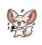 フェネックさん1(夏風味を添えて)（個別スタンプ：27）