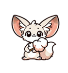 フェネックさん1(夏風味を添えて)（個別スタンプ：38）