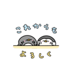 気持ちを伝えるへんてこなぺんぎん（個別スタンプ：9）