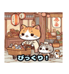 可愛い猫の浮世絵スタンプ（個別スタンプ：36）