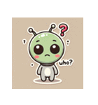 和服宇宙人のかわいいLINEスタンプ1（個別スタンプ：9）