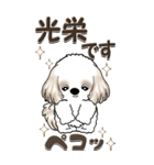 【Big】シーズー犬『big shih tzu』（個別スタンプ：21）