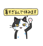病弱ねこの日常 夏編（個別スタンプ：5）