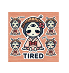 和服宇宙人のかわいいLINEスタンプ2（個別スタンプ：5）