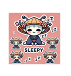 和服宇宙人のかわいいLINEスタンプ2（個別スタンプ：8）