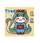 かわいい和服動物のLINEスタンプ（個別スタンプ：6）