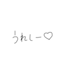 ご機嫌な女の文字（個別スタンプ：21）