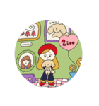 可愛いオリジナルイラストスタンプ（個別スタンプ：1）