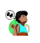 Fruity Black Girls（個別スタンプ：5）