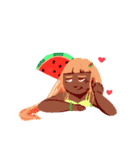 Fruity Black Girls（個別スタンプ：8）