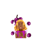 Fruity Black Girls（個別スタンプ：9）