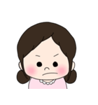 女の子のスタンプ るんるんちゃん（個別スタンプ：4）