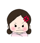 女の子のスタンプ るんるんちゃん（個別スタンプ：5）