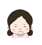 女の子のスタンプ るんるんちゃん（個別スタンプ：10）