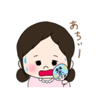 女の子のスタンプ るんるんちゃん（個別スタンプ：20）