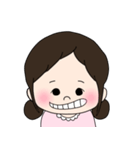 女の子のスタンプ るんるんちゃん（個別スタンプ：39）