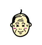 【イラスト】おじさんの顔（個別スタンプ：2）