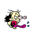 【イラスト】おじさんの顔（個別スタンプ：5）