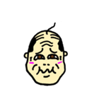 【イラスト】おじさんの顔（個別スタンプ：21）