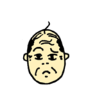 【イラスト】おじさんの顔（個別スタンプ：22）