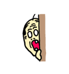 【イラスト】おじさんの顔（個別スタンプ：23）