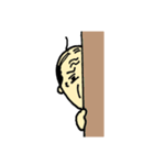 【イラスト】おじさんの顔（個別スタンプ：24）