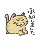 ミヌエット猫はまち（個別スタンプ：1）