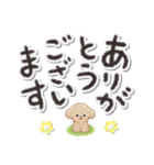 でか文字⭐️トイプードル（個別スタンプ：10）