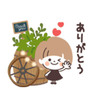 モノトーンmushちゃん・カフェ（個別スタンプ：9）