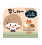 モノトーンmushちゃん・カフェ（個別スタンプ：15）