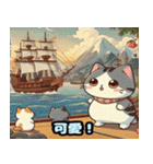 魅力的な猫の浮世絵（個別スタンプ：27）