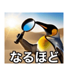 夏に毎日使える♪シュールな砂漠のペンギン（個別スタンプ：26）