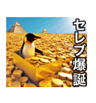 夏に毎日使える♪シュールな砂漠のペンギン（個別スタンプ：30）