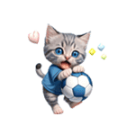 アニメ猫♡サッカー 文字なし（個別スタンプ：30）