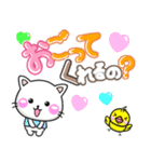 ごはん大好き！甘えるちびねこ♡ラブ100%（個別スタンプ：31）