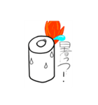 トイレットペーパーマンk ②（個別スタンプ：9）