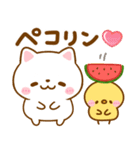 夏の気遣い♡ねこねこにゃんこ（個別スタンプ：23）