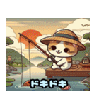 浮世絵風の可愛い猫（個別スタンプ：31）