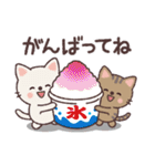 ねこたちの夏スタンプ（個別スタンプ：16）