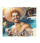 明るい夏のメキシコ人【遊び/猛暑】（個別スタンプ：10）