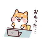 ころころ柴犬 お仕事！（個別スタンプ：28）