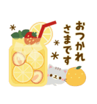 食べ物＊ナチュラルカントリーねこ（個別スタンプ：1）