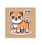 喜びの子犬スタンプセット（個別スタンプ：15）