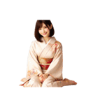 日本の晴れ着美女 -JPN KIMONO BEAUTY-（個別スタンプ：31）