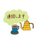 珈琲とお茶に感謝（個別スタンプ：22）