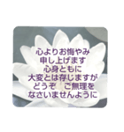 お悔やみの言葉 ⑥ 訃報.法事.法要シンプル（個別スタンプ：24）