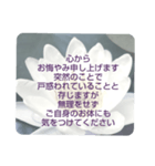 お悔やみの言葉 ⑥ 訃報.法事.法要シンプル（個別スタンプ：29）