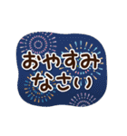 くっきり見やすい♪夏のでか文字スタンプ（個別スタンプ：3）