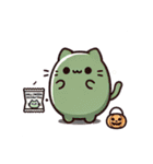 豆ねこ三兄弟(ハロウィン編)（個別スタンプ：31）